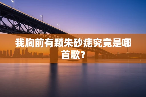 我胸前有颗朱砂痣究竟是哪首歌？